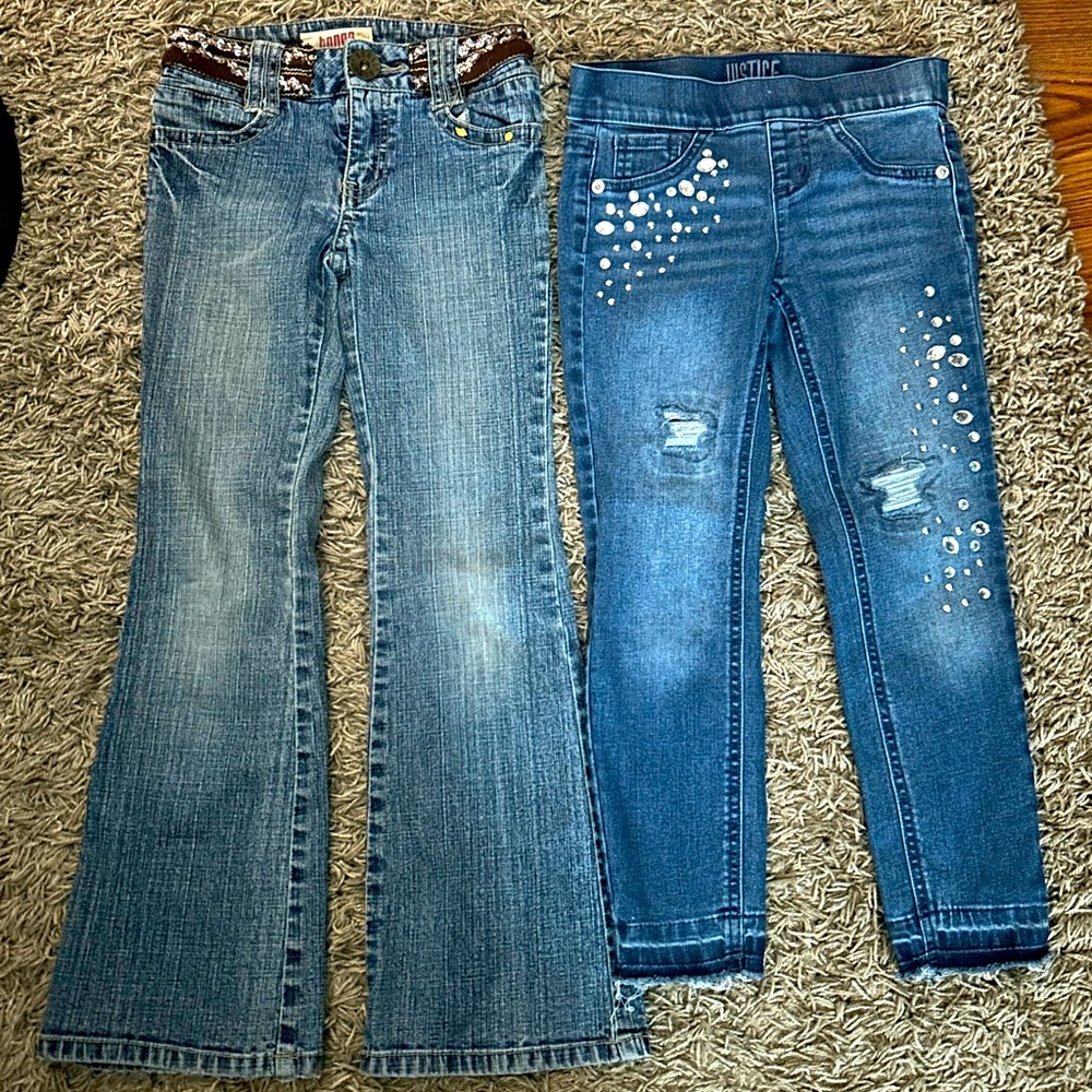 Girls jeans sz 7